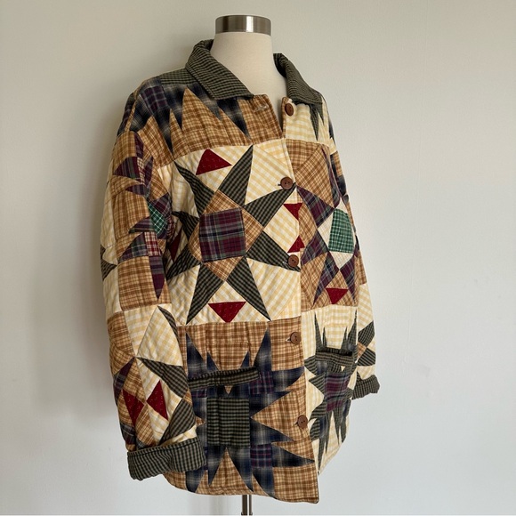 Patchwork Quilted Jacket - Picture 6 of 16